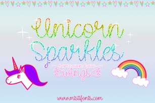 Unicorn Sparkles Font Download