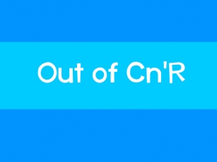 Out of Cn'R Font Download