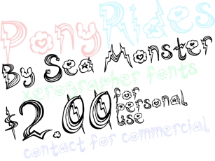 Pony Rides Font Download