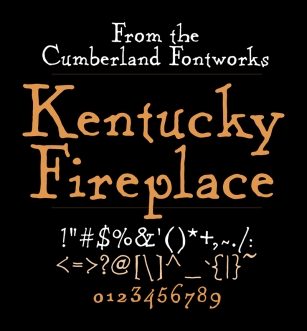 Kentucky Fireplace Font Download