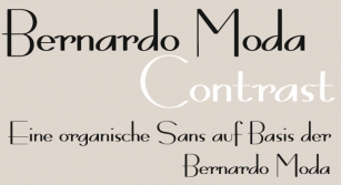 Bernardo Moda Contras Font Download