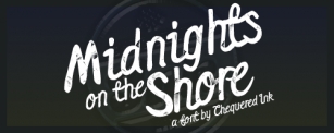 Midnights on the Shore Font Download