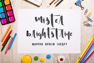 Mister Brightstride Font Download