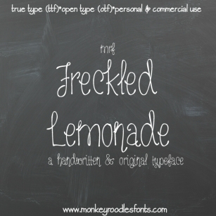 MRF Freckled Lemonade Font Download