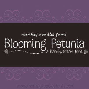 MRF Blooming Petunia Font Download