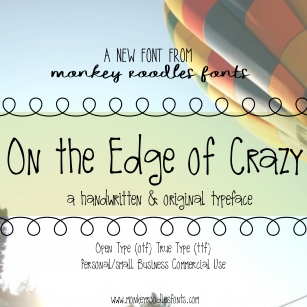 MRF On the Edge of Crazy Font Download