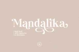 Mandalika - Modern Bold Serif Font Download