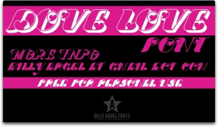Dove Love Font Download