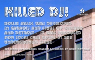 KILLED DJ Font Download