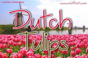 Dutch Tulips Font Download