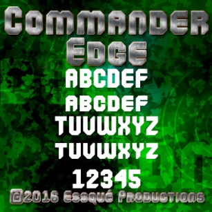 Commander Edge Font Download