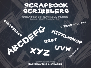 Scrapbook Scribblers Font Download