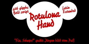 Rotulona Hand Font Download