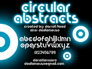 Circular Abstracts Font Download