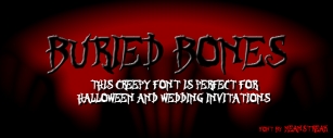 BURIED BONES Font Download