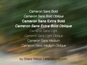 Cameron Sans Font Download