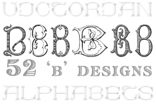 Victorian Alphabets B Font Download