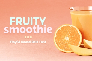 Fruity Smoothie Font Font Download