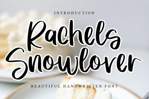 Rachels Snowlover - Beautiful Handwritten Font Font Download