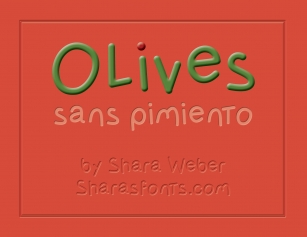 OlivessansPimie Font Download