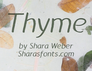 Thyme Font Download