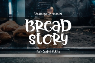 Bread Story - Fun Quirky Font Font Download