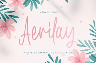 Aerilay - Handwritten Font Font Download