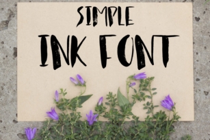Simple Ink Font Download