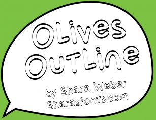 Olives Outline Font Download
