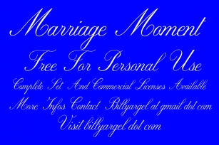Marriage Mome Font Download