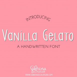 SS Vanilla Gela Font Download
