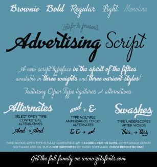 Advertising Scrip Font Download