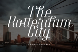 The Rotterdam City Font Download