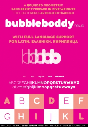 Bubbleboddy Font Download