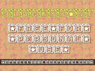 Blockys S Font Download