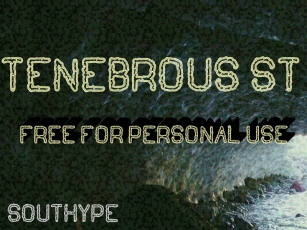 Tenebrous S Font Download