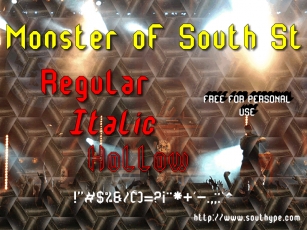 Monster oF South S Font Download