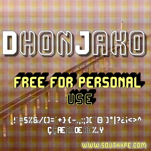 DhonJako S Font Download