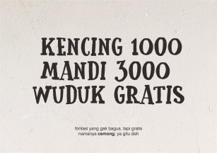 Cemong Font Download