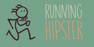 DK Running Hipster Font Download