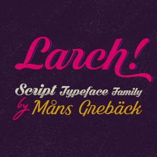Dark Larch Font Download
