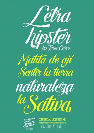 Letra Hipster Font Download