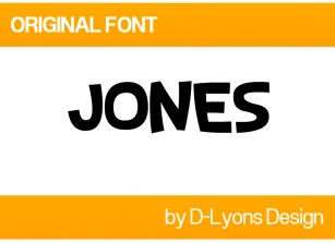 Jones Font Download