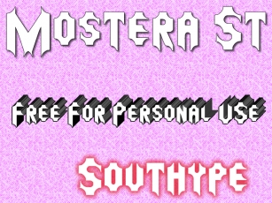 Mostera S Font Download
