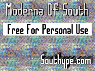 Moderna Of South S Font Download
