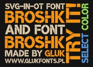 BroshK Font Download