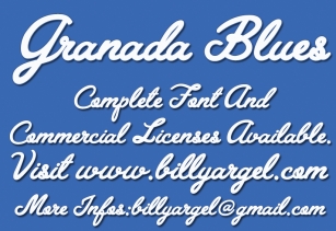 Granada Blues Font Download
