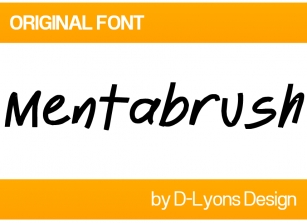 Mentabrush Font Download