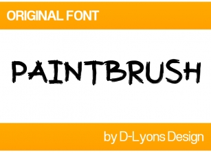 Paintbrush Font Download