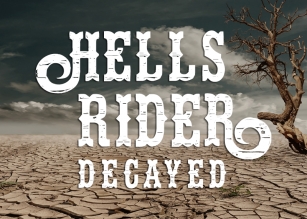 Hells Rider Decay Font Download